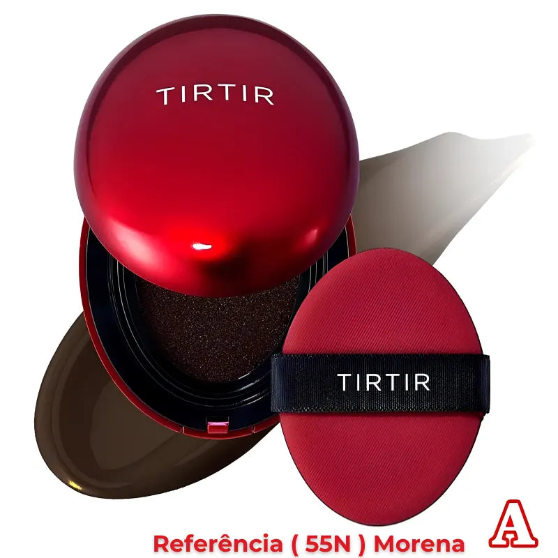 Base Cushion Red Glow Coreana – Pele Impecável em Segundos