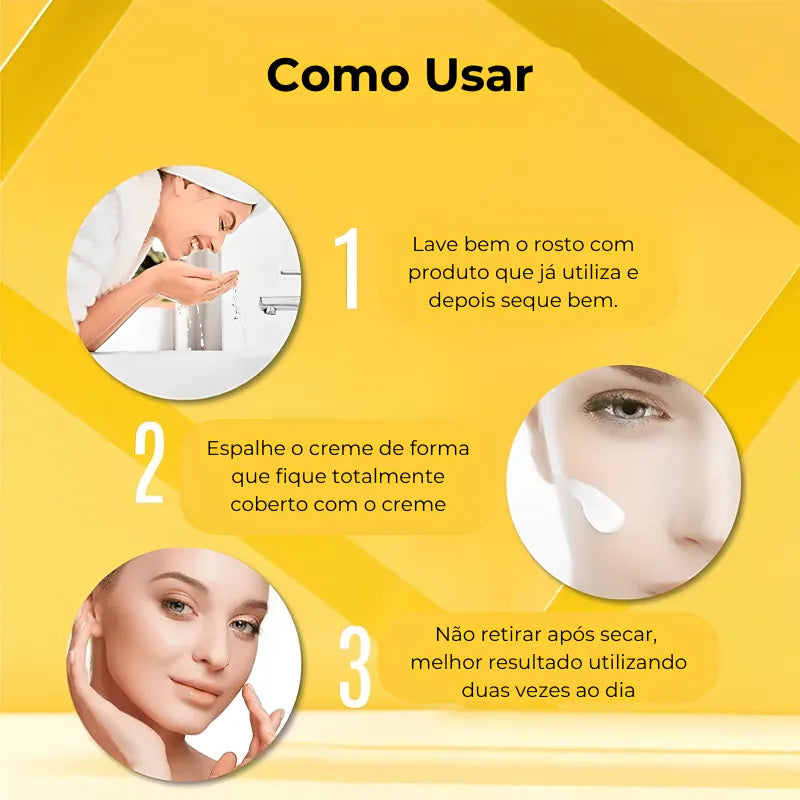 Creme Facial Lumina C - Antissinais e Hidratante Intenso