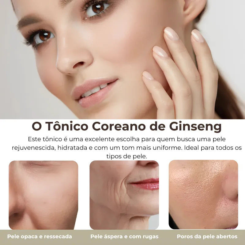 Tônico Ginseng - Antienvelhecimento
