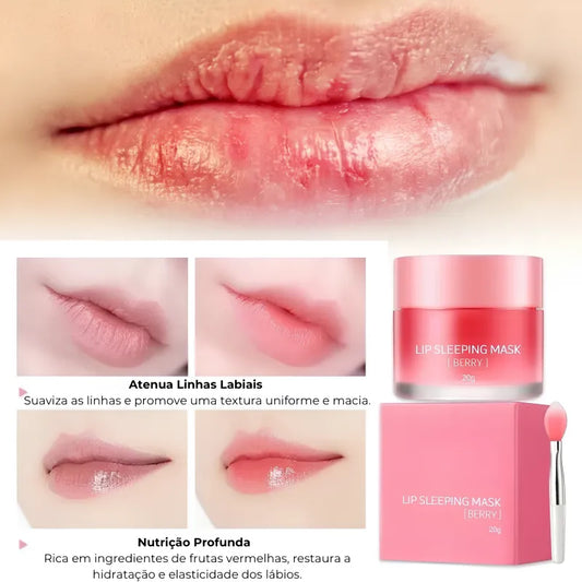 Máscara Labial de Frutas Vermelhas